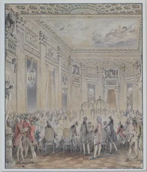 Festa data da Madame du Barry (1743-93) per Luigi XV il 2 settembre 1771 all